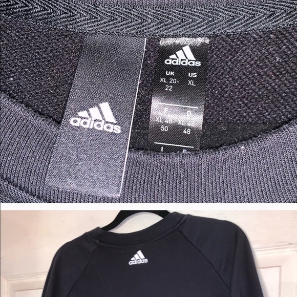 Adidas light weight thin long sleeve sweatshirt - Picture 2 of 3